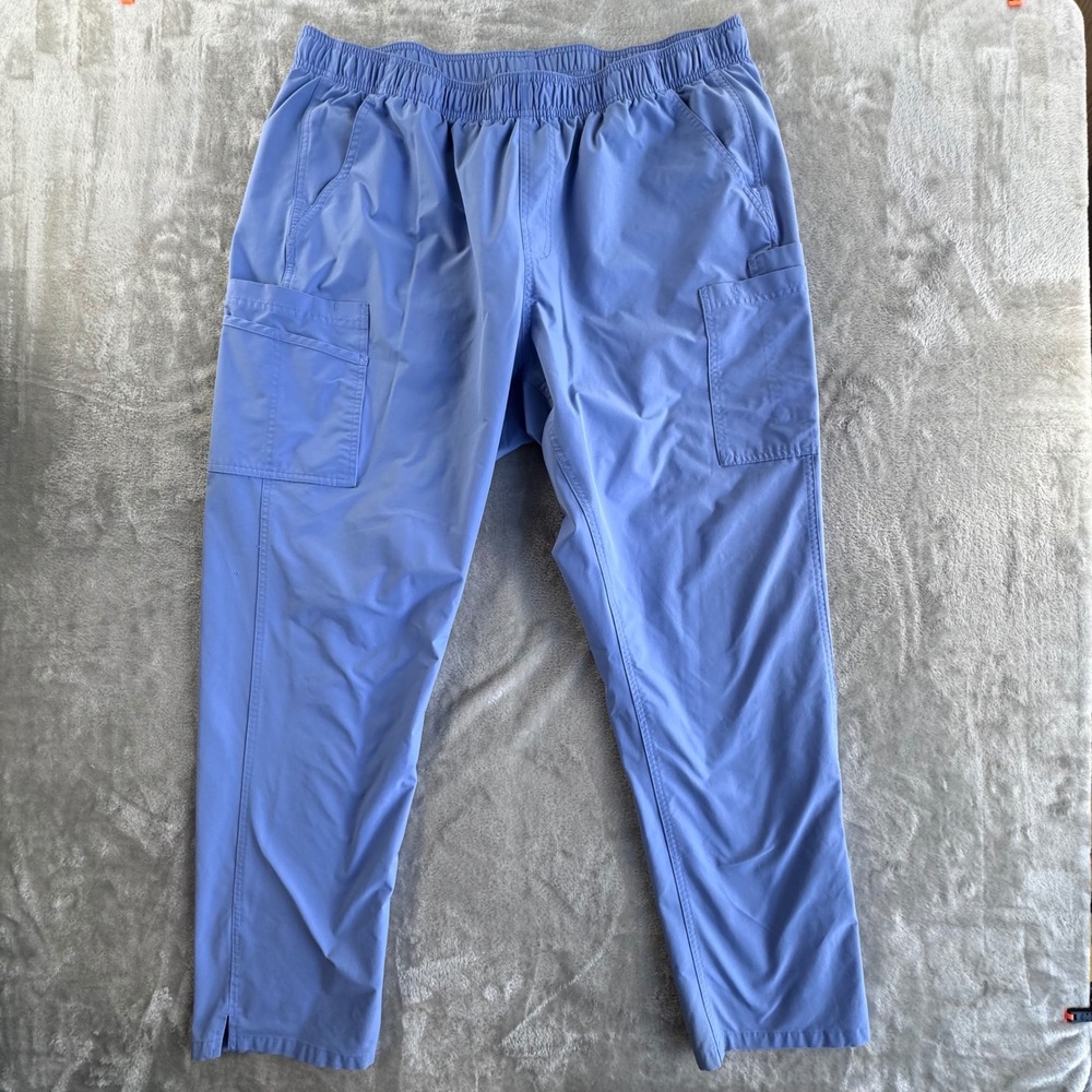 Carhartt Scrub Pants Womens 2XL Blue Medical Nurse Workwear Utility Fit - Picture 1 of 10